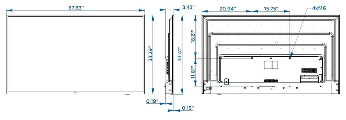 PHILIPS 65BFL2114 65 Inch B Line Professional TV - fig