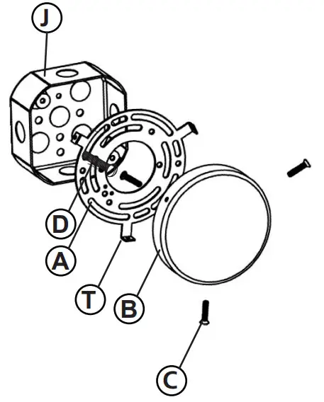 LARK 83450 Lacquered Brass Kline 1 Light - Figure 1
