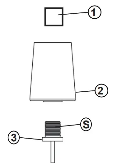 LARK 83450 Lacquered Brass Kline 1 Light - Figure 2