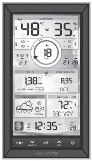 AcuRite 06096 Display for 5-in-1 Weather Sensor -