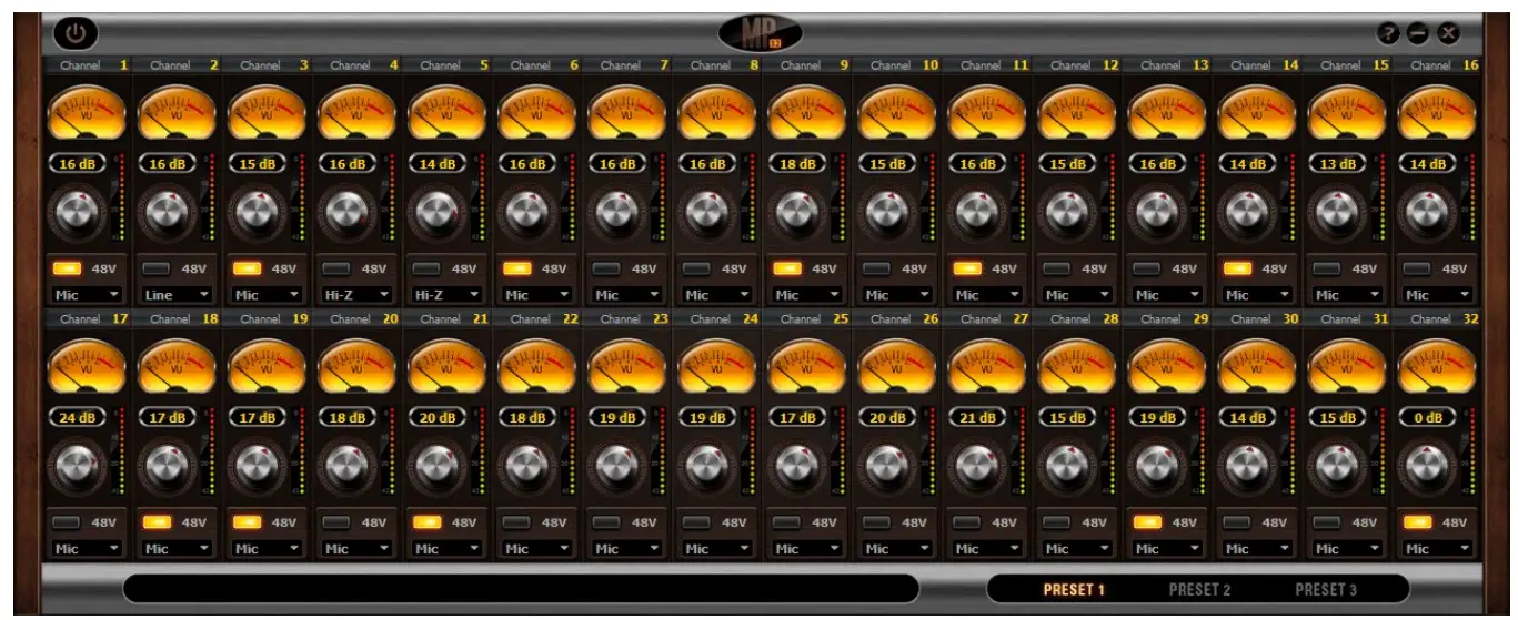 Antelope MP32 32 Channel Microphone Preamp fig 3