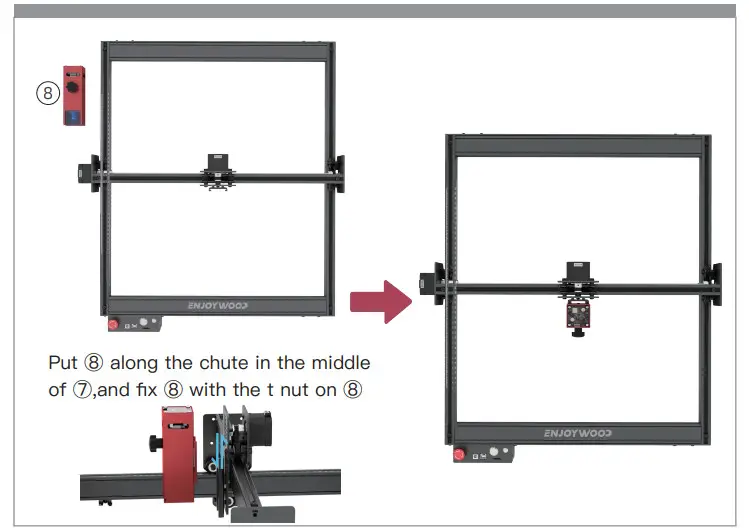 ENJOYWOOD CEL-E10 10W Laser Engraving Machine - Figure 6