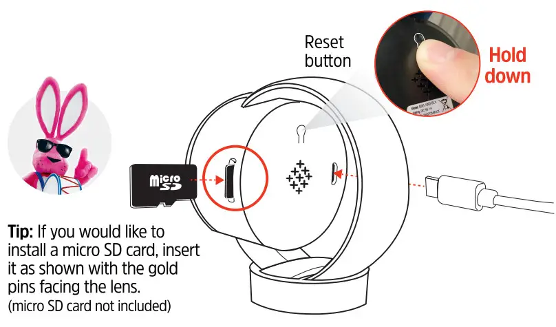 Energizer Indoor Fixed Camera EIX1-1002 -Step 3.0