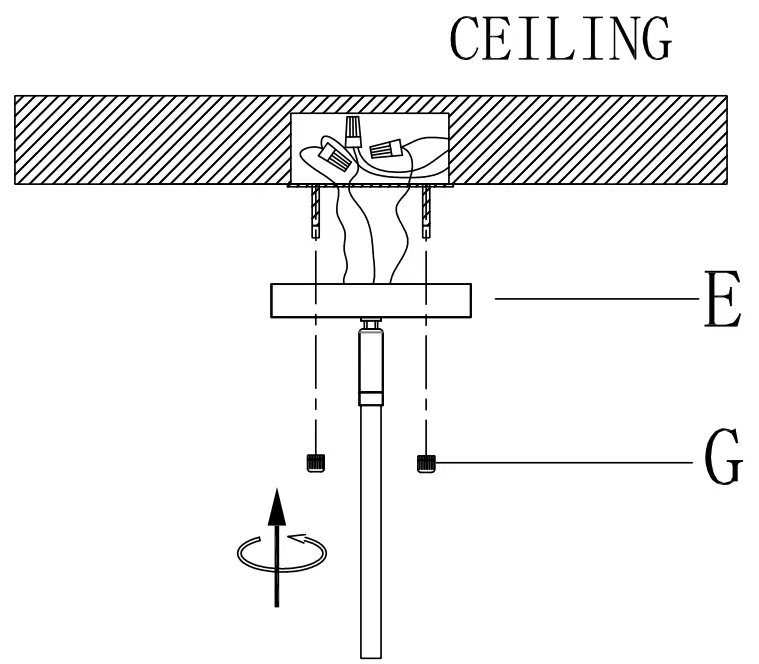 ZEVNI A04934H3 Kasper 3 Light Black Gold Industrial Chandelier - fig 7