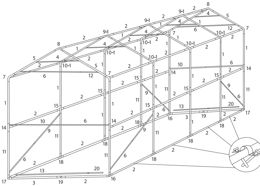 DANCOVER ST18130 Storage Shelter PRO-fig10
