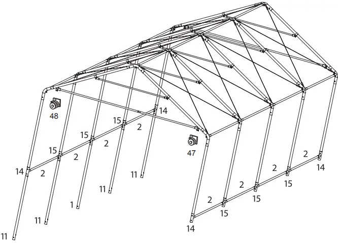 DANCOVER ST18130 Storage Shelter PRO-fig9