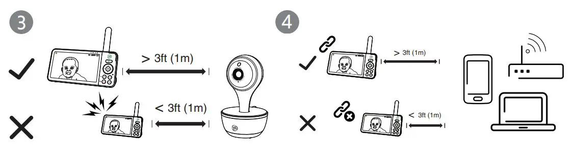LeapFrog LF815HD 5 inch WiFi High Definition Video Monitor User Guide - Want to mount Baby Unit on the wall