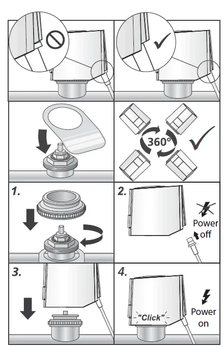 Honeywell M4100K1515 Termisk Motor 1