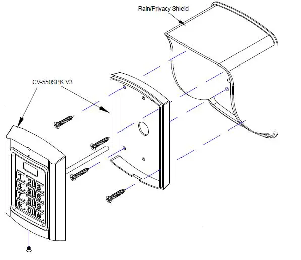 CAMDEN-DOOR-CONTROLS-CV-550SPK-V3-Back-Lit-Single-Door-Multifunction-Standalone-Access-Control-Keypad-FIG-9