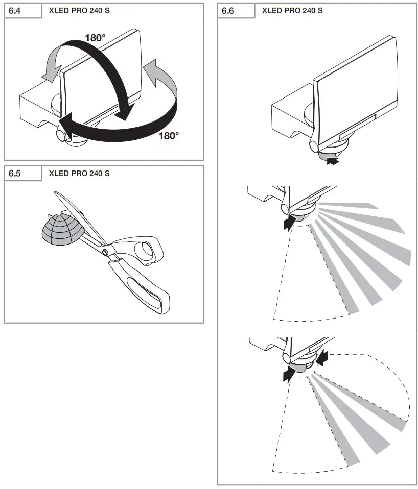 steinel Faretti XLED PRO 240 S LED Spotlight - 7