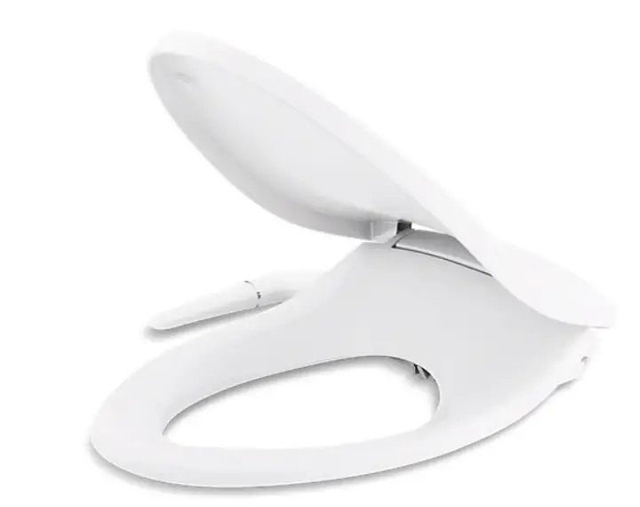 KOHLER K-5724 Puretide Biscuit Elongated Slow-Close Bidet Toilet Seat
