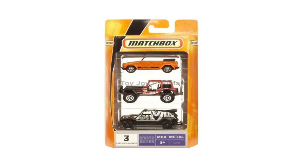 Matchbox 3+ Ready For Action Mbx Metal 3 Car Pack Instructions