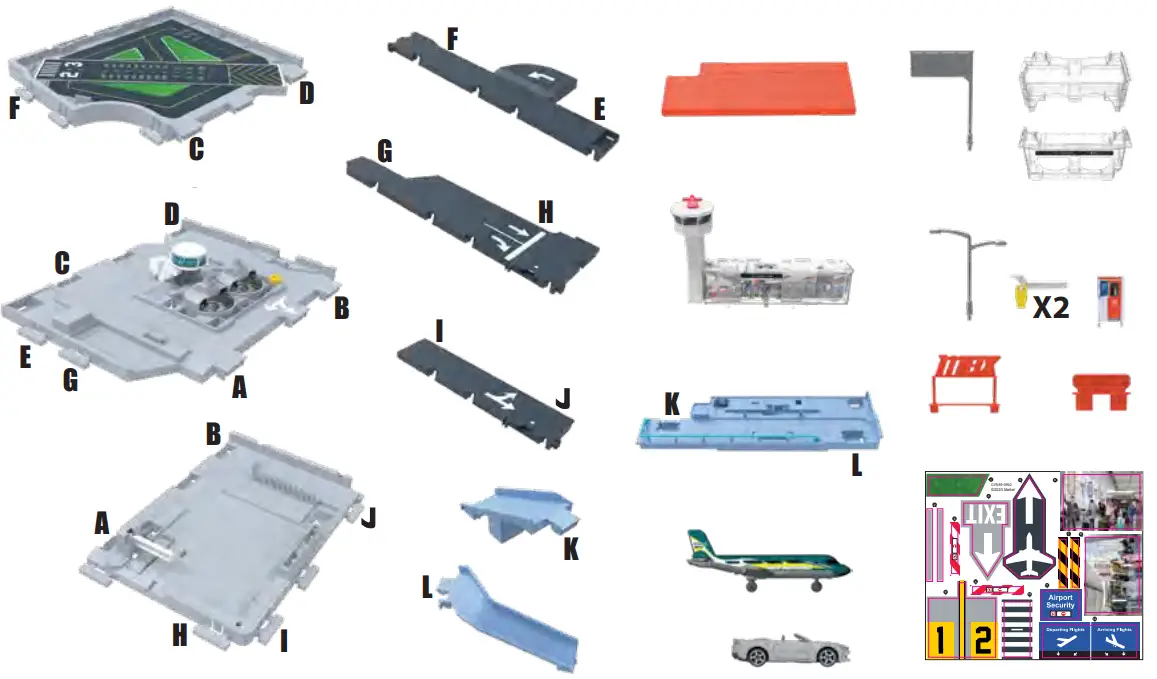 MATCHBOX 3+ Ready for Action MBX Metal 3 Car Pack - fig 1