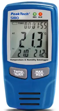 PeakTech 5180 Temp. and Humidity Data Logger