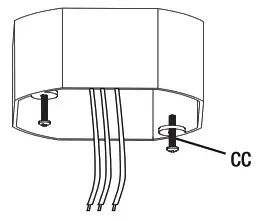 FEIT Electric PF11_RND_4WY_NK 11 Nickel Round Puff Fixture - Installation 1