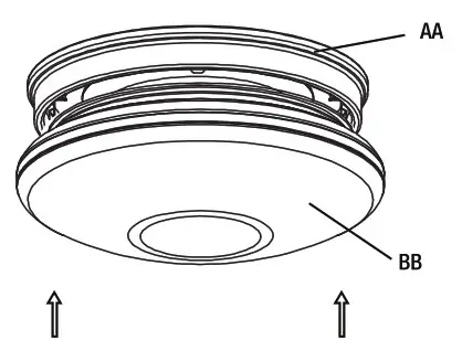FEIT Electric PF11_RND_4WY_NK 11 Nickel Round Puff Fixture - Installation 6