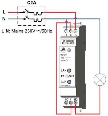 TRIO2SYS-EnOcean-16A-DIN-Rail-Switch-Receiver-1