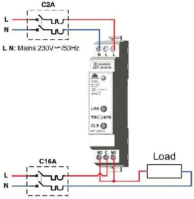 TRIO2SYS-EnOcean-16A-DIN-Rail-Switch-Receiver-2