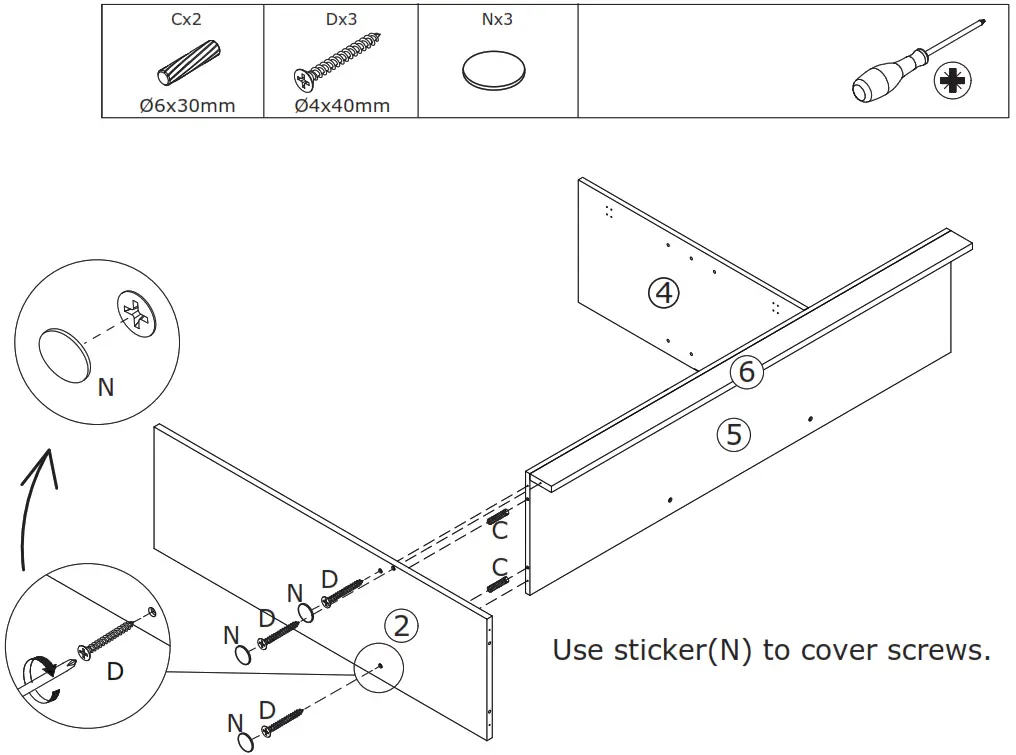 FUFU GAGA LJY KF210162 01 Kitchen Pantry Cabinet Storage Hutch with Microwave Stand - Figure 12