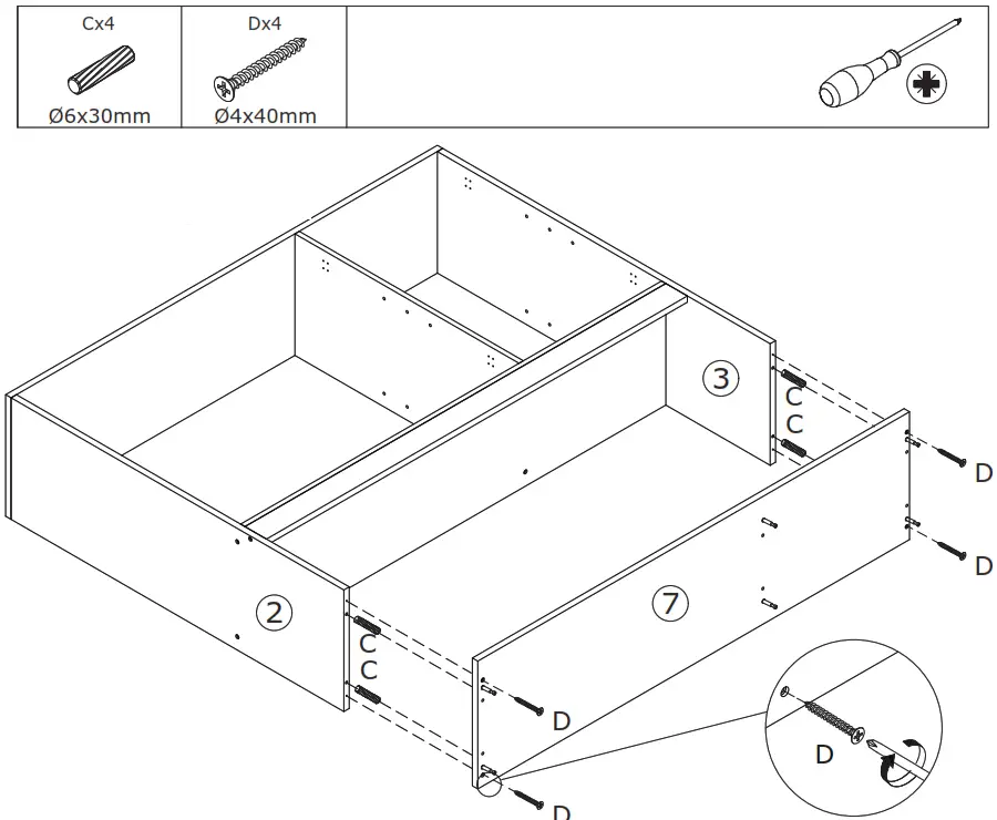 FUFU GAGA LJY KF210162 01 Kitchen Pantry Cabinet Storage Hutch with Microwave Stand - Figure 16