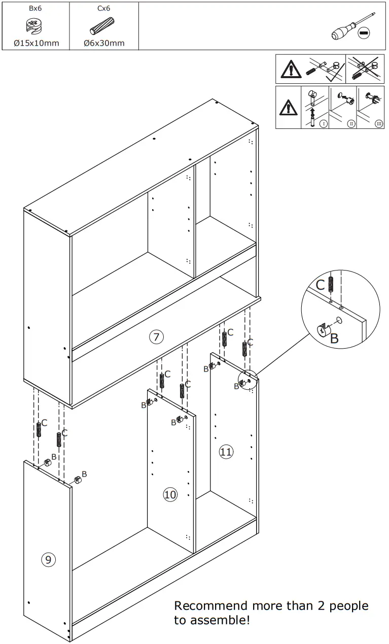 FUFU GAGA LJY KF210162 01 Kitchen Pantry Cabinet Storage Hutch with Microwave Stand - Figure 23