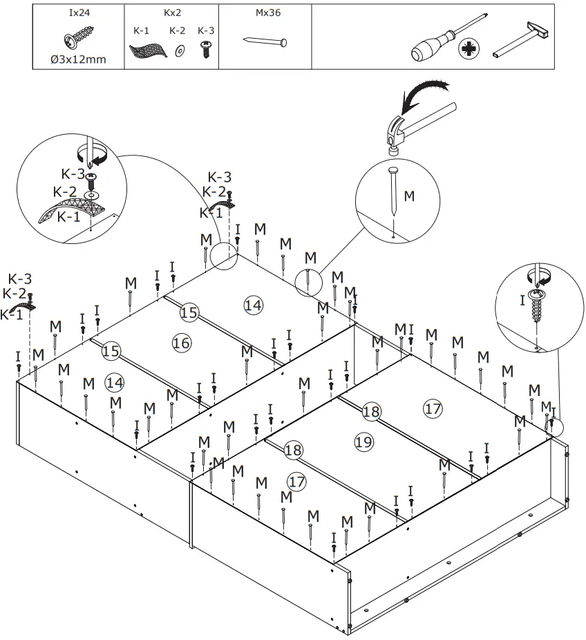 FUFU GAGA LJY KF210162 01 Kitchen Pantry Cabinet Storage Hutch with Microwave Stand - Figure 24