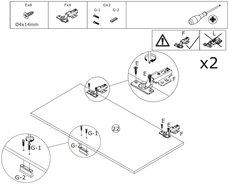 FUFU GAGA LJY KF210162 01 Kitchen Pantry Cabinet Storage Hutch with Microwave Stand - Figure 27
