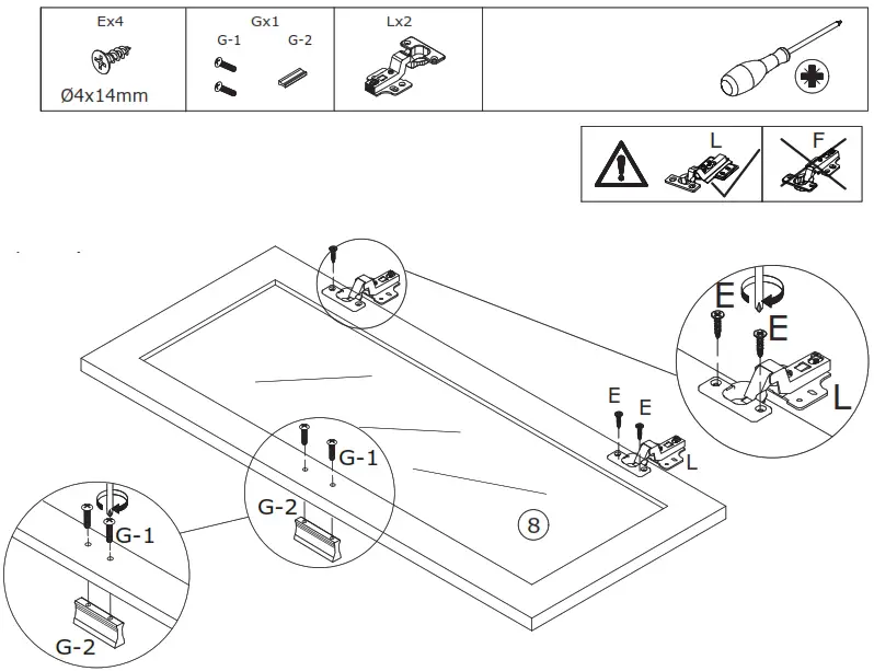 FUFU GAGA LJY KF210162 01 Kitchen Pantry Cabinet Storage Hutch with Microwave Stand - Figure 28