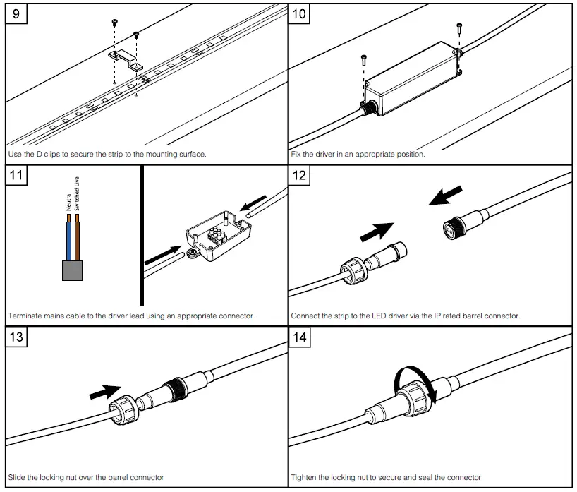 xcite LED LIGHTING XCPSK67WW PRO 12V LED Strip Light Kit 3
