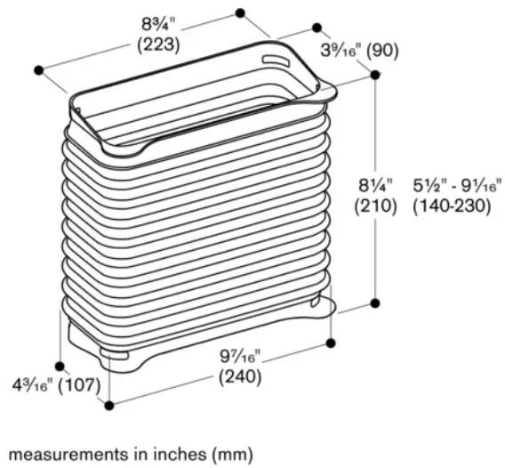GAGGENAU VL200120 200 Series Vario Downdraft Ventilation - Figure 11
