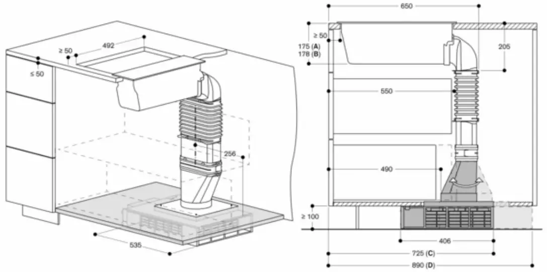 GAGGENAU VL200120 200 Series Vario Downdraft Ventilation - Figure 17