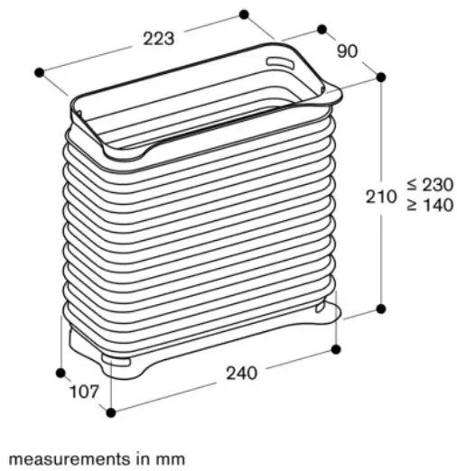 GAGGENAU VL200120 200 Series Vario Downdraft Ventilation - Figure 6