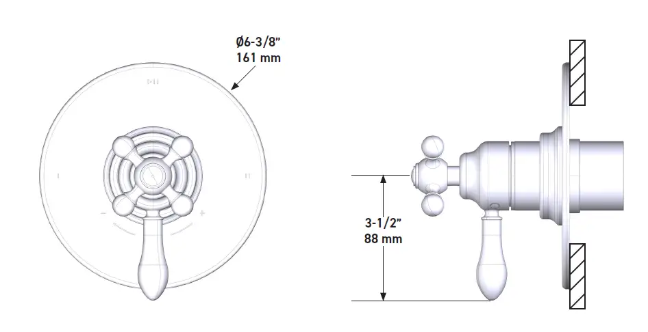 ROHL-TAC23W1LM-Arcana-1-2-Inch-Thermostatic-and-Pressure-Balance-FIG-1