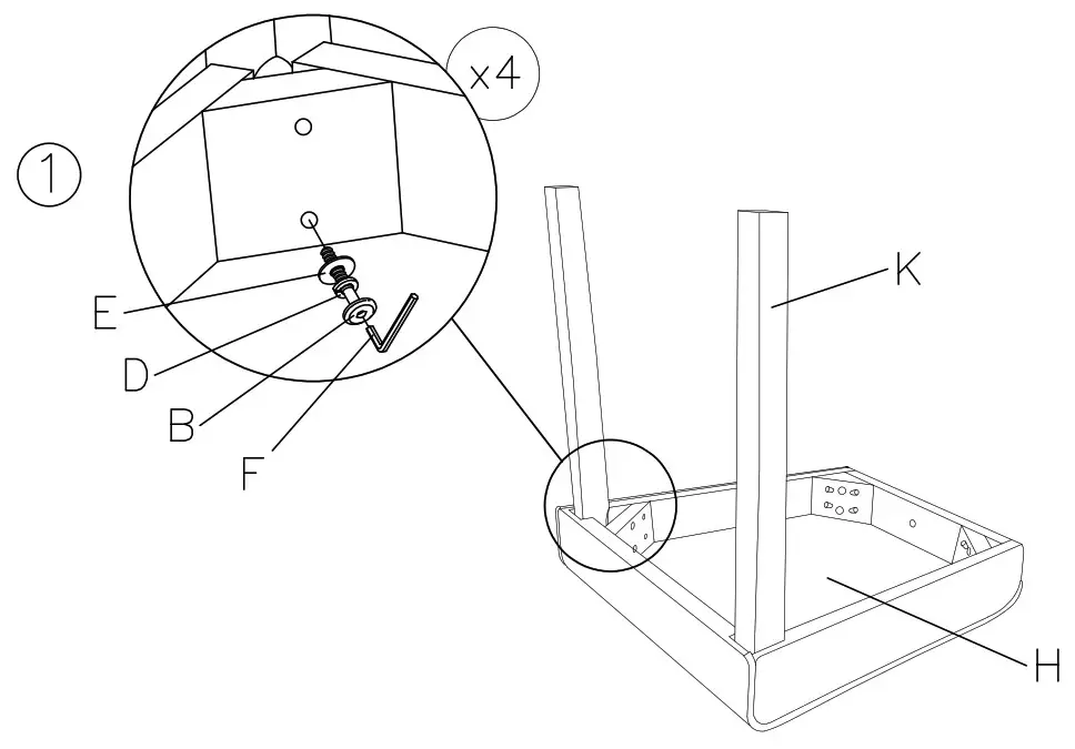 ASHLEY D25001 Kimonte Dining Chai - Product Overview 2