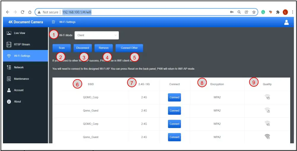 QOMO QPC100W Smart Document Camera - FIGURE 21