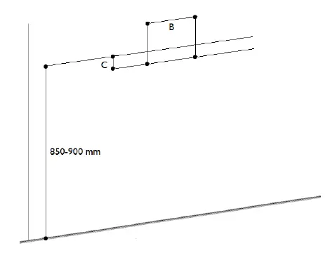 intellinet AQE-ENV-103-WH Envoy Wall Mounted One Hole Wash Basin 3