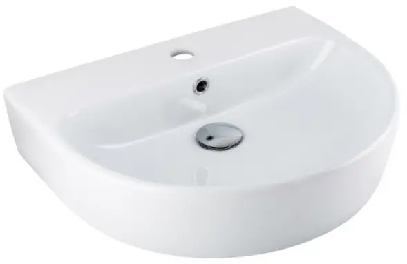 intellinet AQE-ENV-103-WH Envoy Wall Mounted One Hole Wash Basin - Copy
