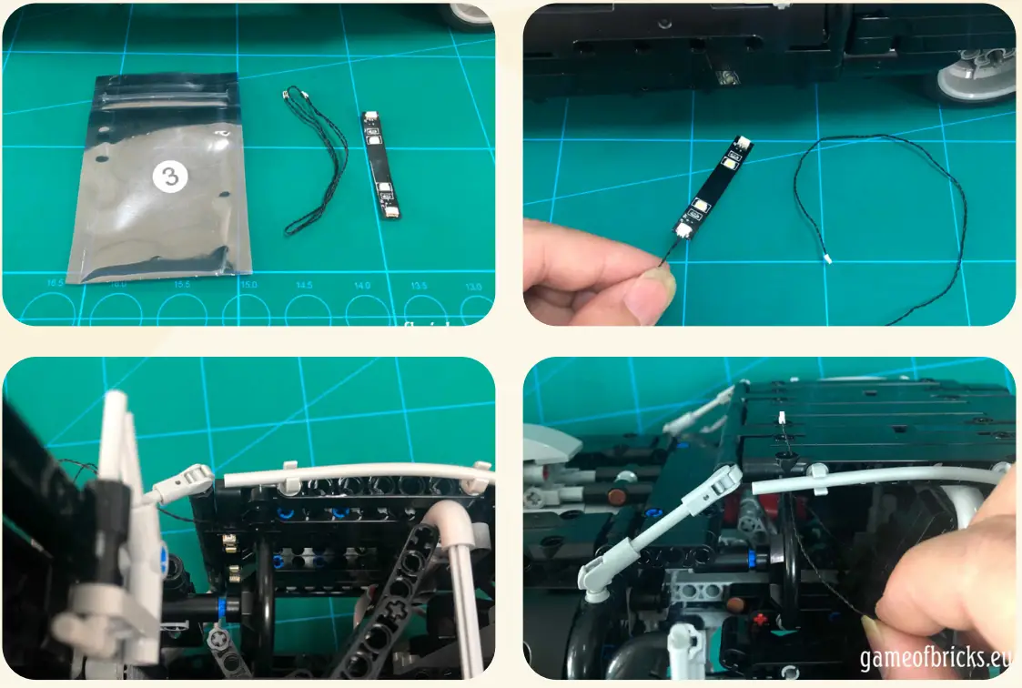 GAME OF BRICKS 42111 Light Kit for Fast and Furious Dom’s Dodge Charger - fig 11