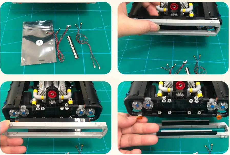 GAME OF BRICKS 42111 Light Kit for Fast and Furious Dom’s Dodge Charger - fig 2
