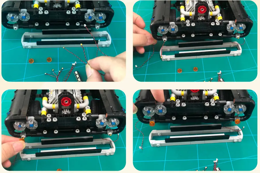 GAME OF BRICKS 42111 Light Kit for Fast and Furious Dom’s Dodge Charger - fig 3