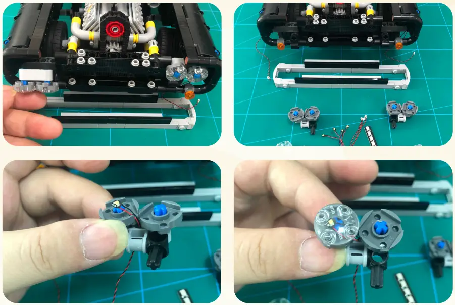 GAME OF BRICKS 42111 Light Kit for Fast and Furious Dom’s Dodge Charger - fig 4