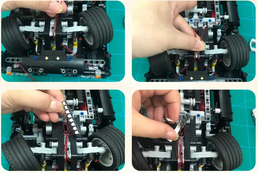 GAME OF BRICKS 42111 Light Kit for Fast and Furious Dom’s Dodge Charger - fig 6