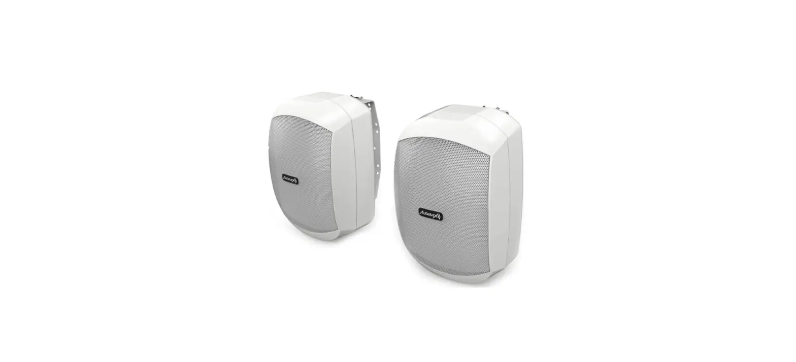 Audibax Ovo Series 6 Black Pair Of Passive Wall Speakers 6 Inches User Manual