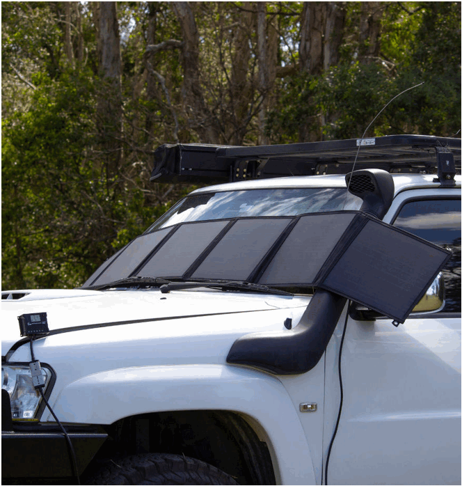 KT SOLAR KT70727 120W 12V Solar Mat with 10A 12V Solar Charge Controller