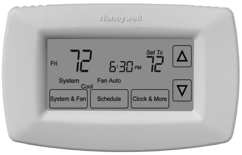 Honeywell RTH7600 Series Touchscreen Programmable Thermostat-