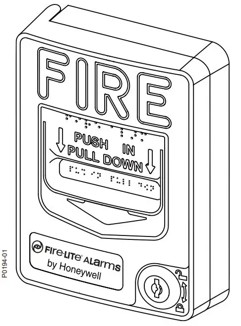 Fire-lite Alarms Bg-12lob Manual Pull Station Instruction Manual