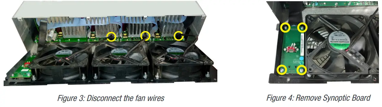 CET Power FLEXA 200 Ups Systems - Fan wires