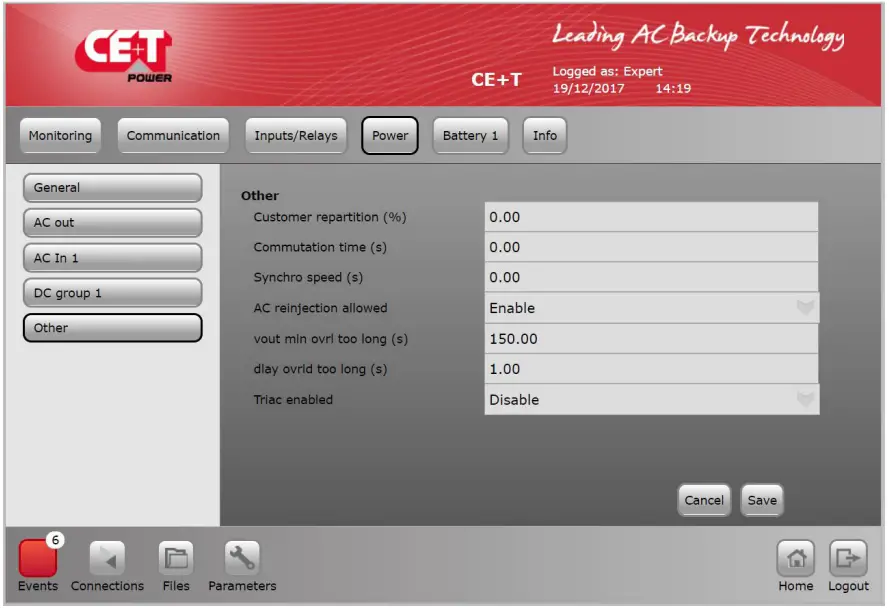 CET Power FLEXA 200 Ups Systems - Features 39
