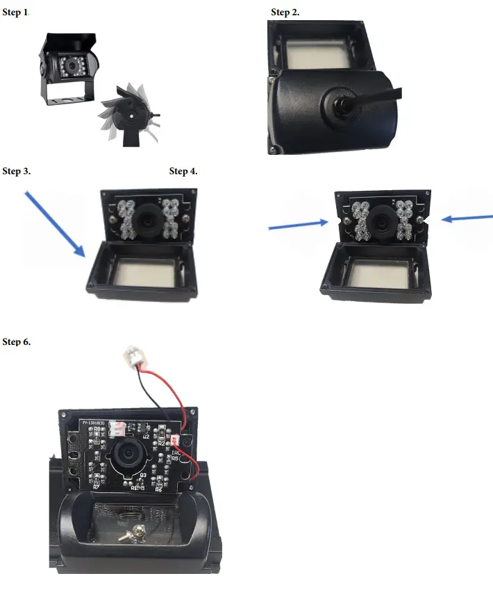 Falcon 1080P Heavy Duty Bracket Cam with 18 IR Lights 30' Cable 1