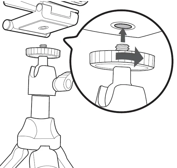 installation tripod not included